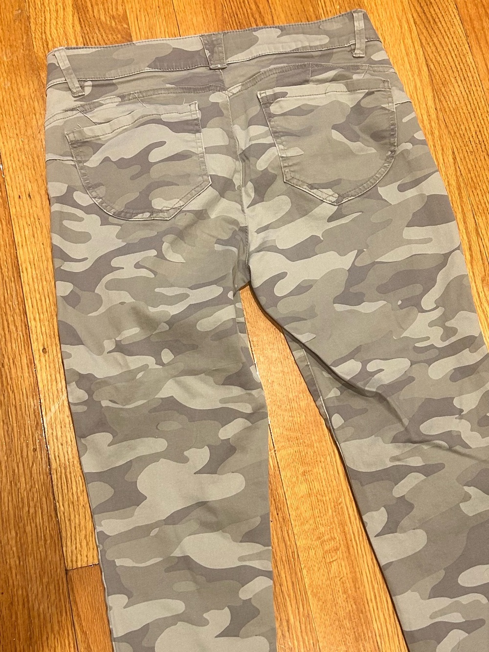 Democracy Camo Ankle Crop Pants - Olive & Taupe